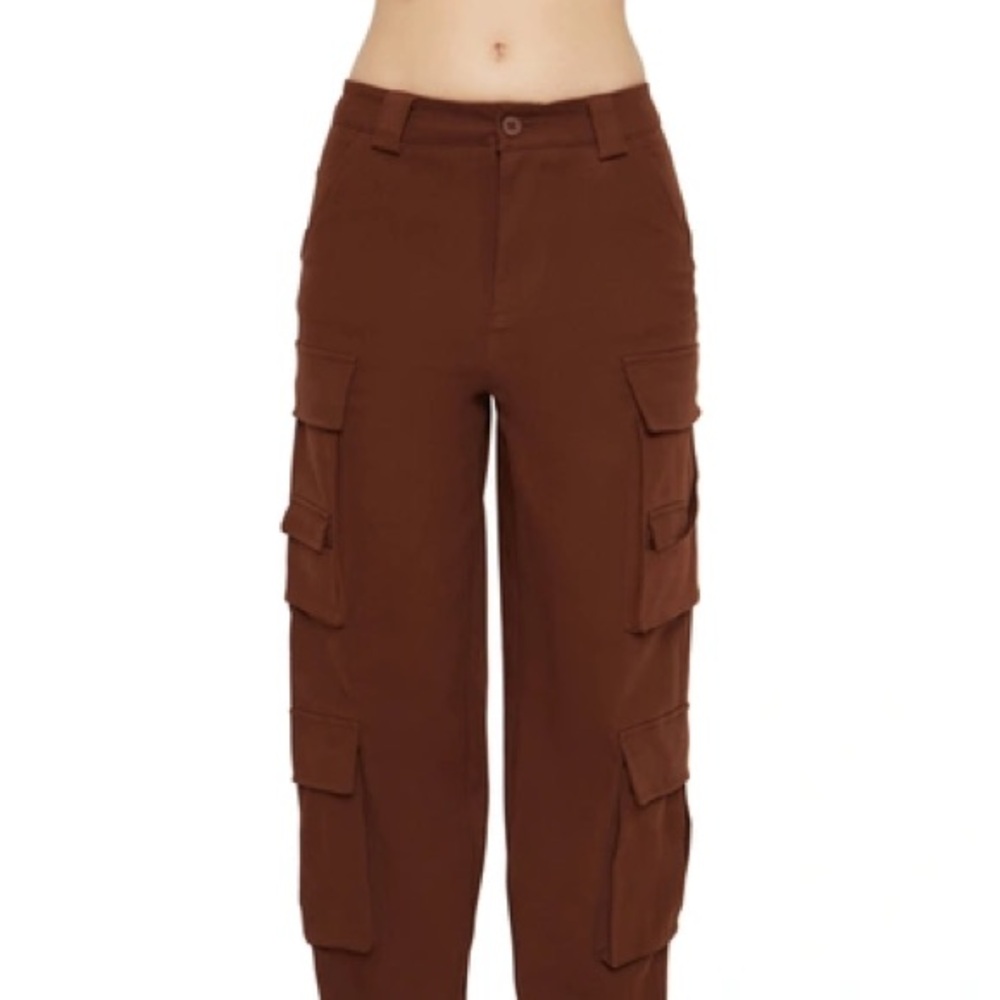 Danielle Guizio Brown Cargo Pants
